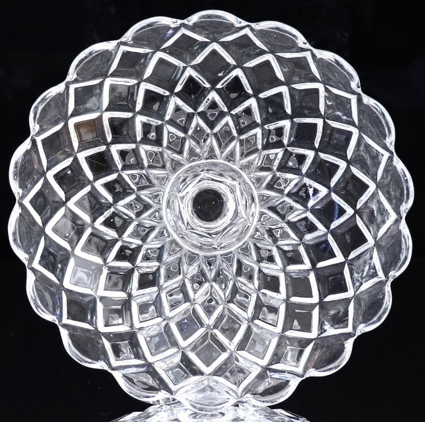 オールド・バカラ ディアマン・カレ 大型 22.7cm 1.5kg コンポート