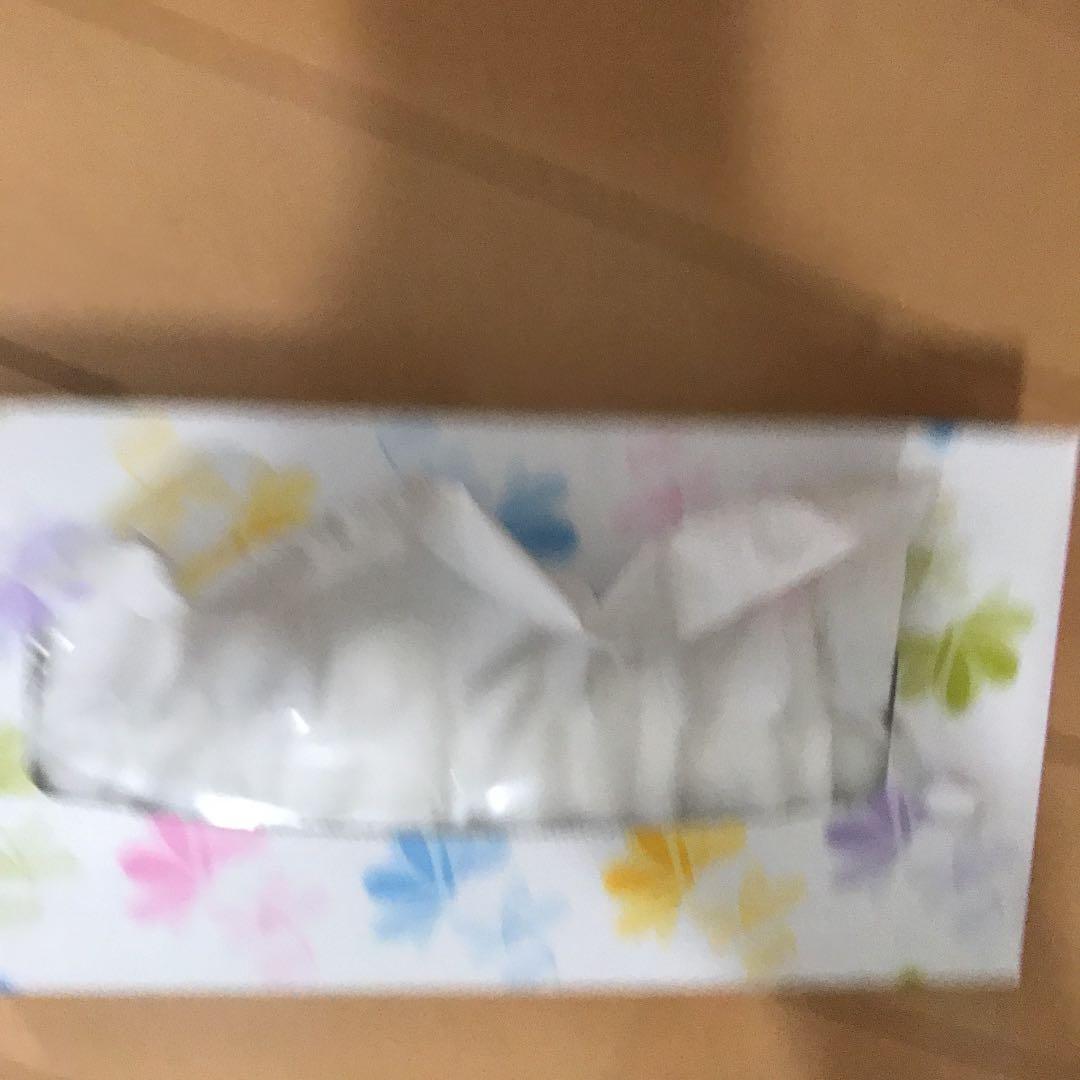 開封済みティッシュ