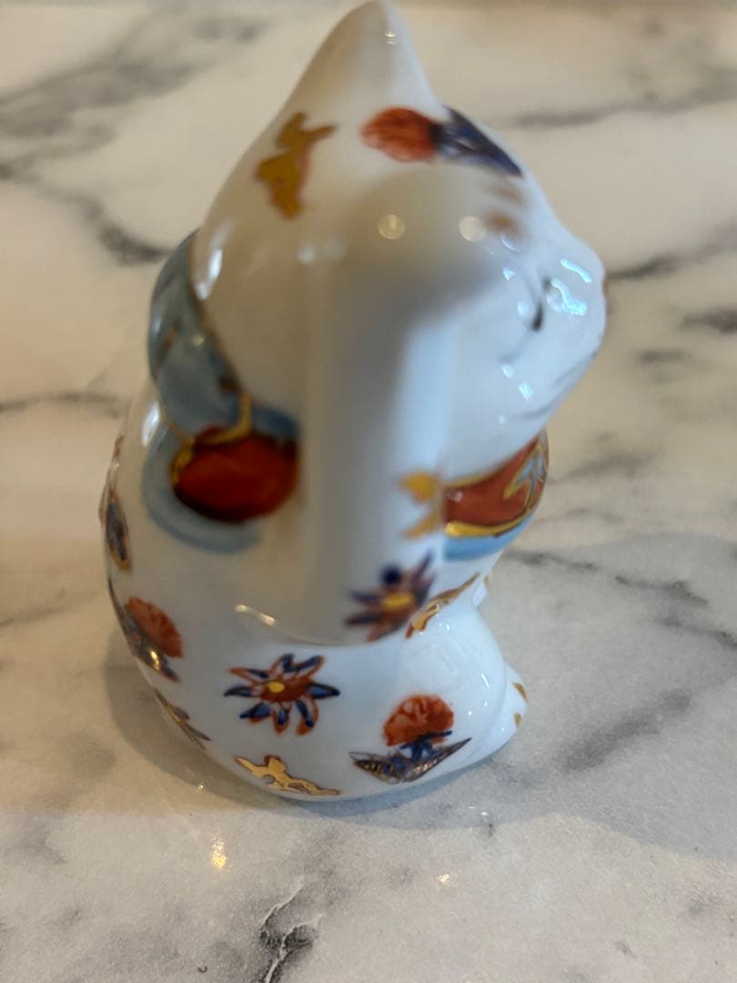 伊万里焼？ 招き猫　2体セット　美品