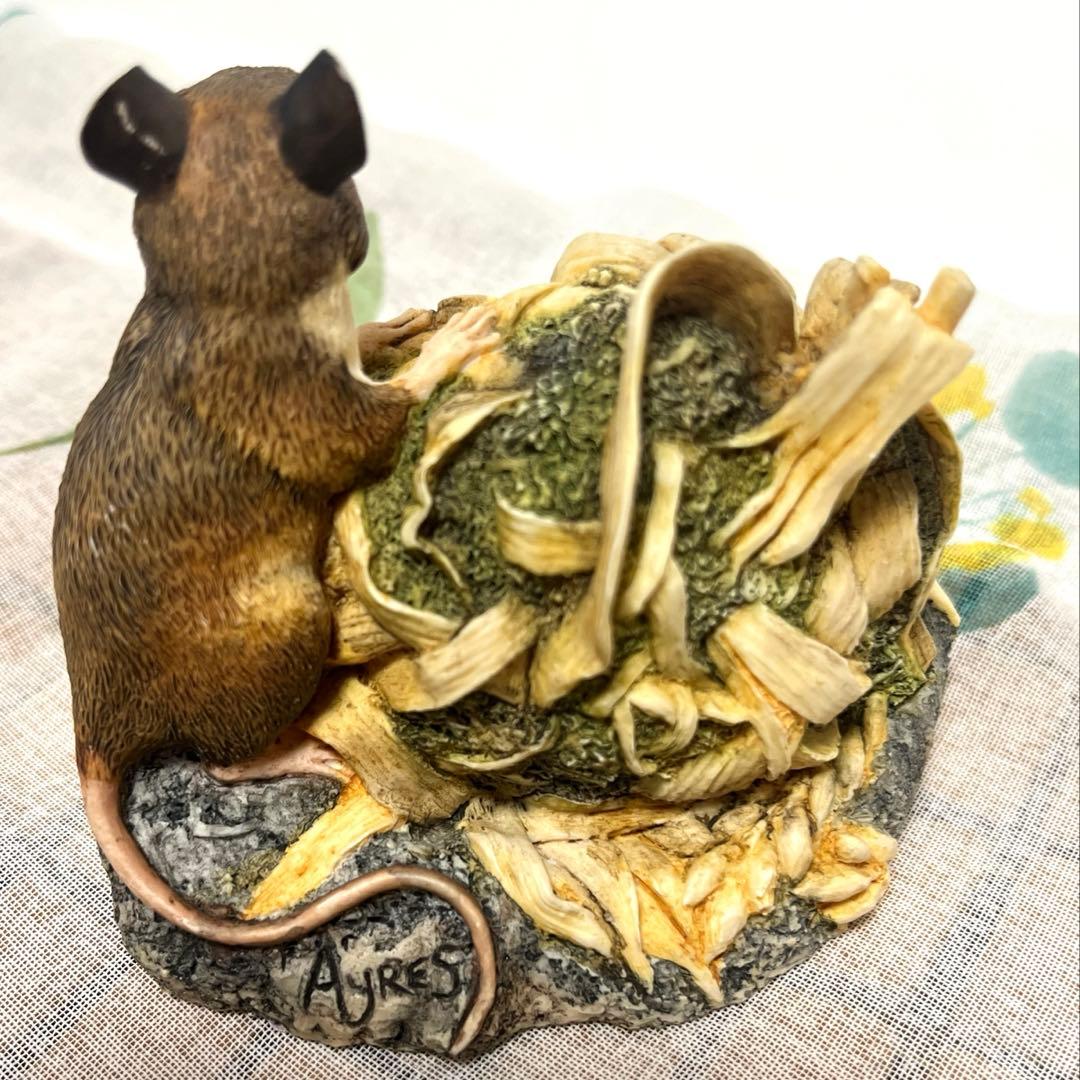 Border Fine Arts ネズミ 親子 フィギュリン 置物英国製