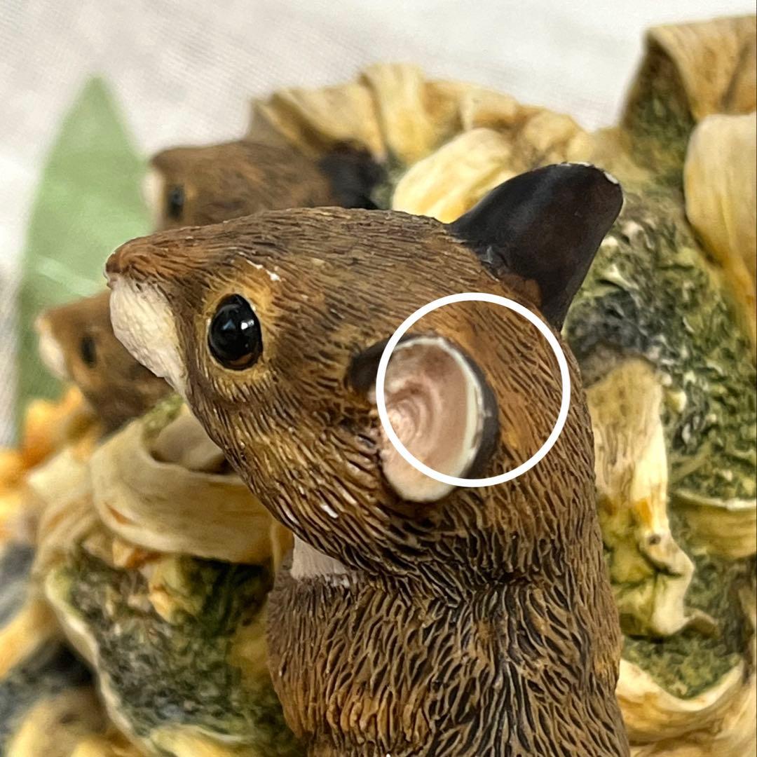 Border Fine Arts ネズミ 親子 フィギュリン 置物英国製