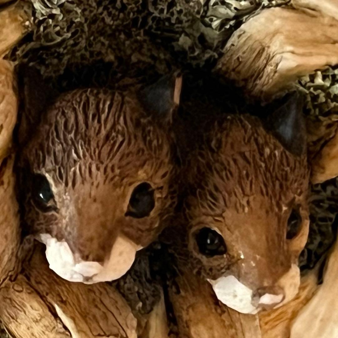 Border Fine Arts ネズミ 親子 フィギュリン 置物英国製