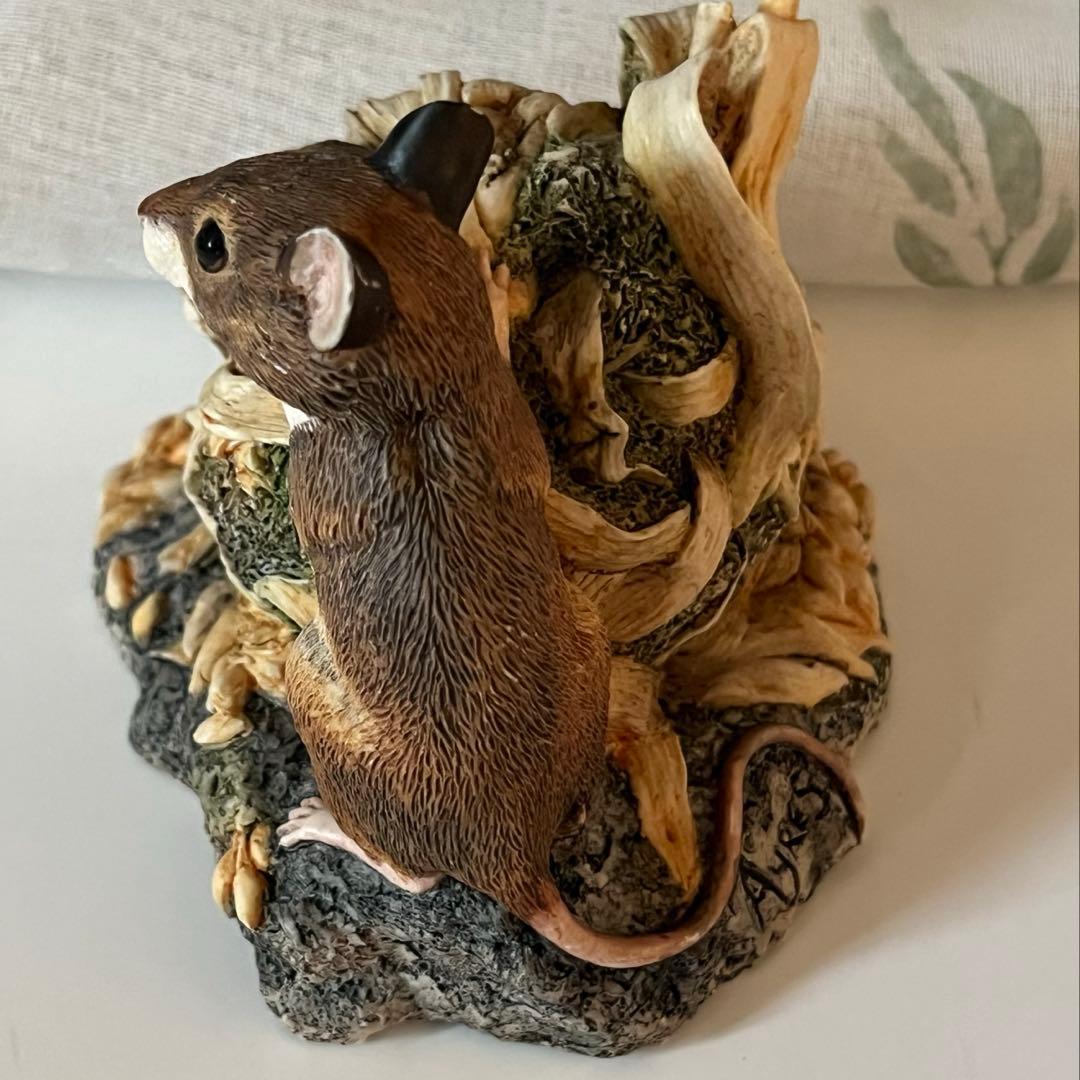 Border Fine Arts ネズミ 親子 フィギュリン 置物英国製