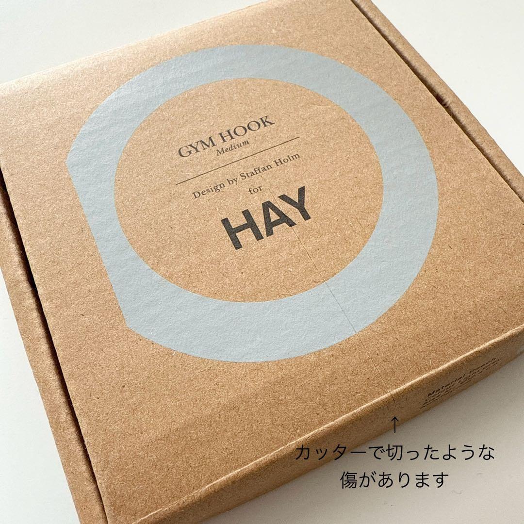 【匿名配送】HAY 廃盤 希少 ジムフック M グレー インテリア