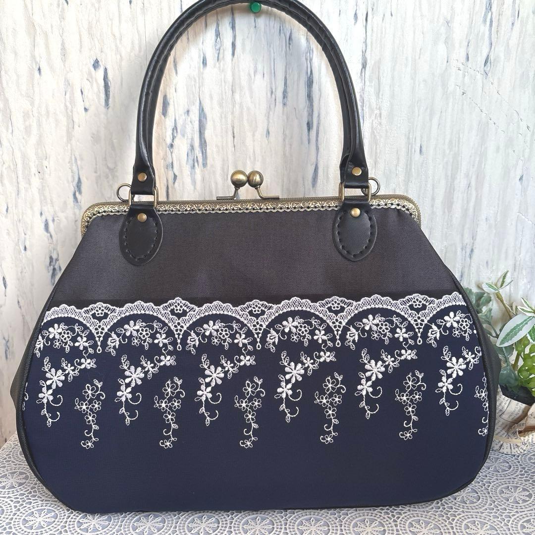 Kakimi　がま口バッグ・あおりがま口バッグ　ハンドメイド