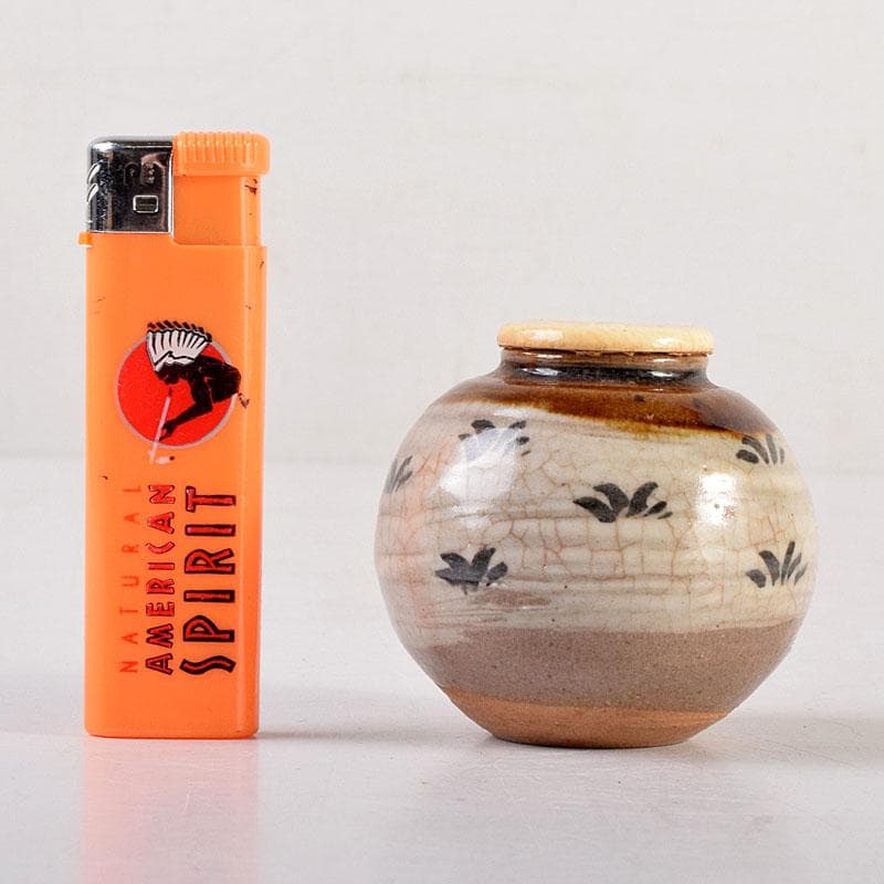 茶道具 京焼 玉欽作 文琳茶入 仕覆付 共箱 V 8347 - メルカリ