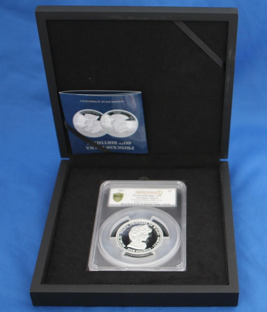 2021年アセンション島 ダイアナ妃生誕60周年2oz 銀貨 PCGS PR70 - メルカリ