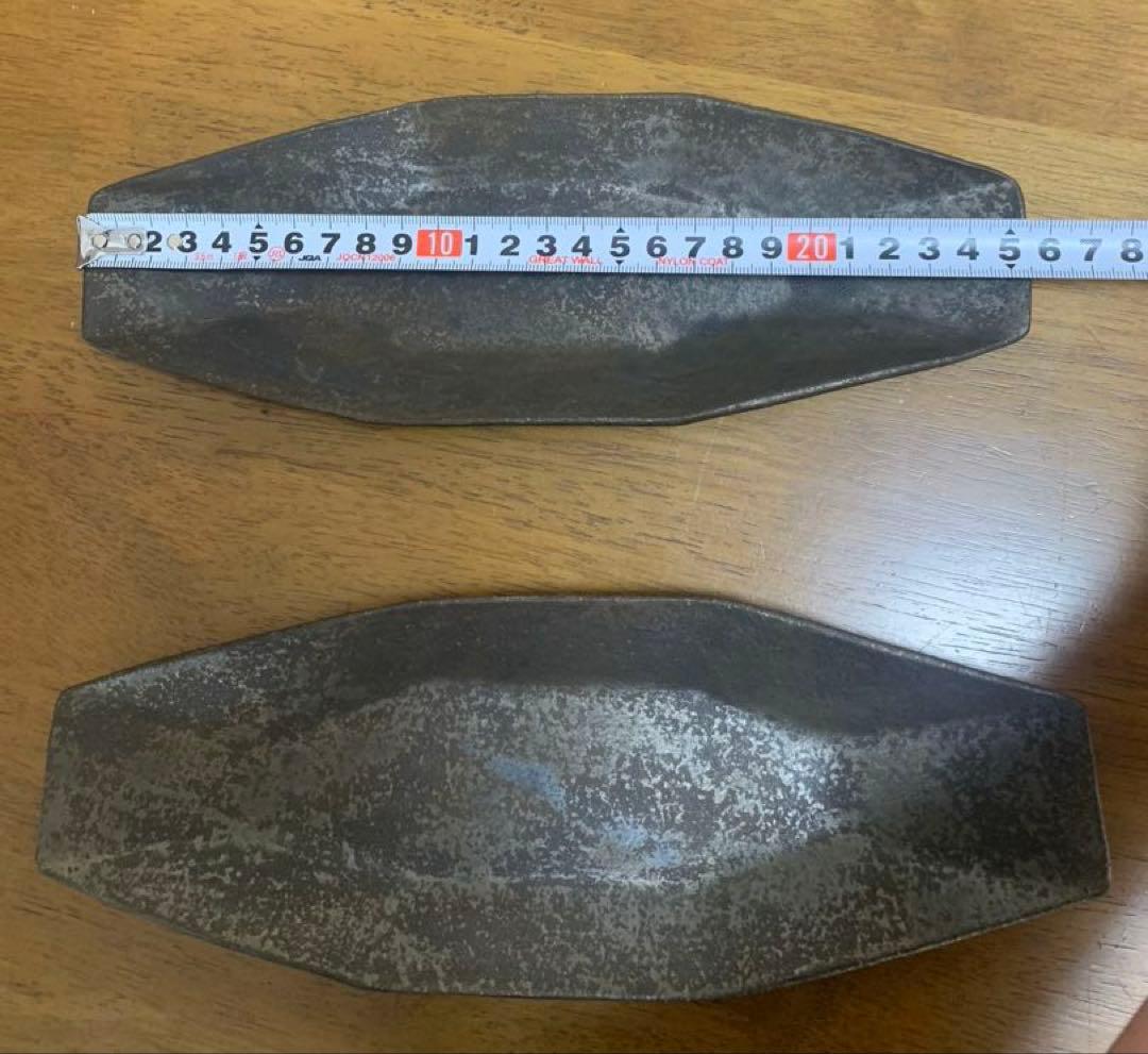 安福由美子 八角長皿 2枚セット