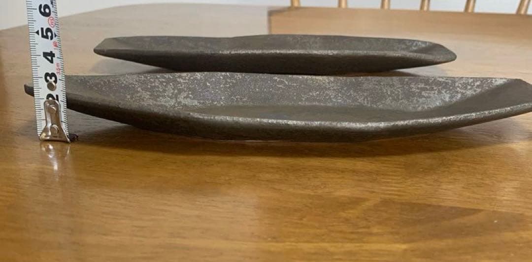 安福由美子 八角長皿 2枚セット