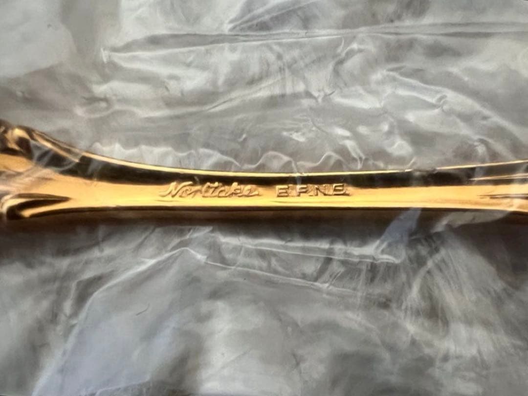 【希少】ノリタケ　カトラリーセット　ティースプーンセット〈６本セット〉ゴールド