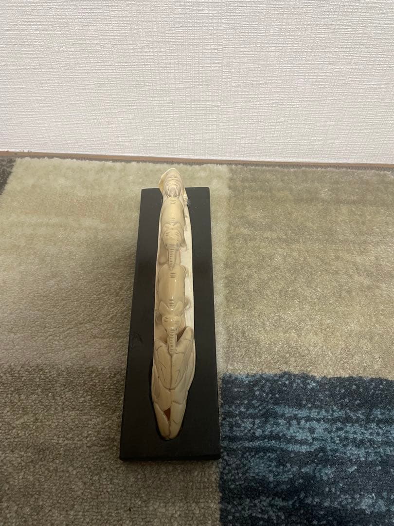 天然素材　象置物