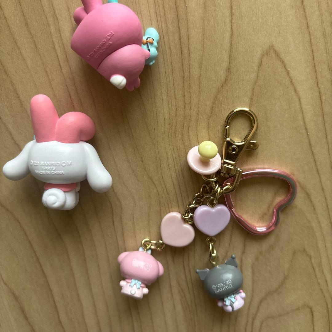 サンリオ　マイメロ　クロミ　ベビーチャーム　フィギュア