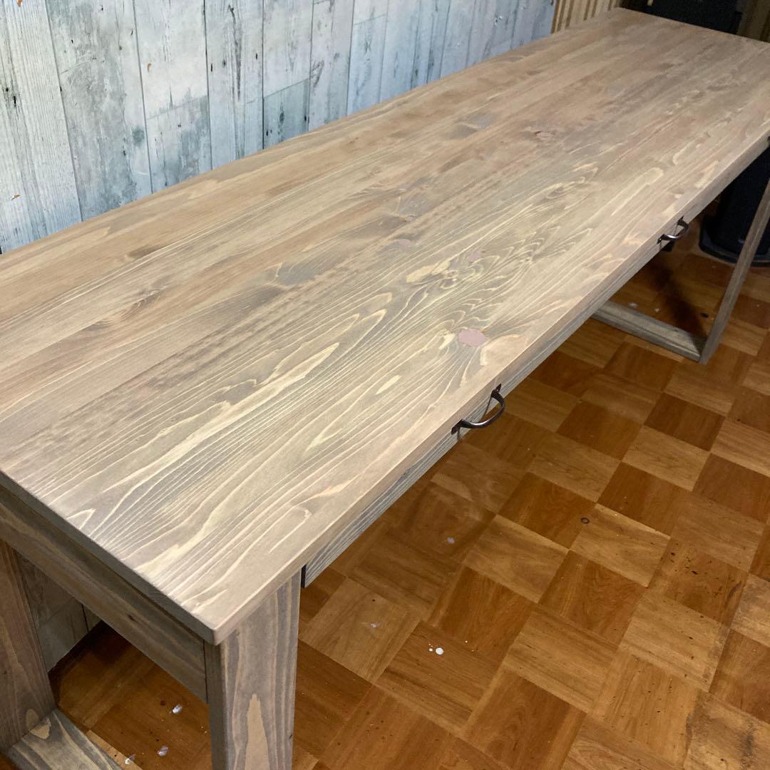 机 テーブル カウンター 幅180cm ヒノキの集成材