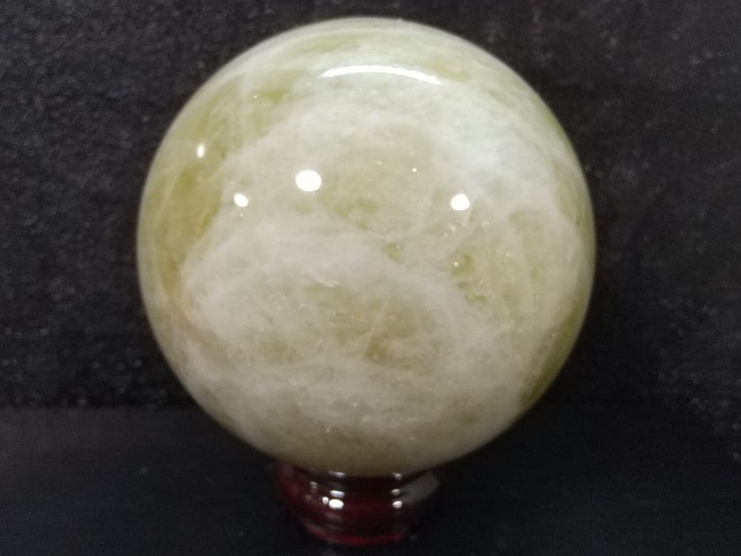 シトリン水晶丸玉(125㍉2.5kg)天然石