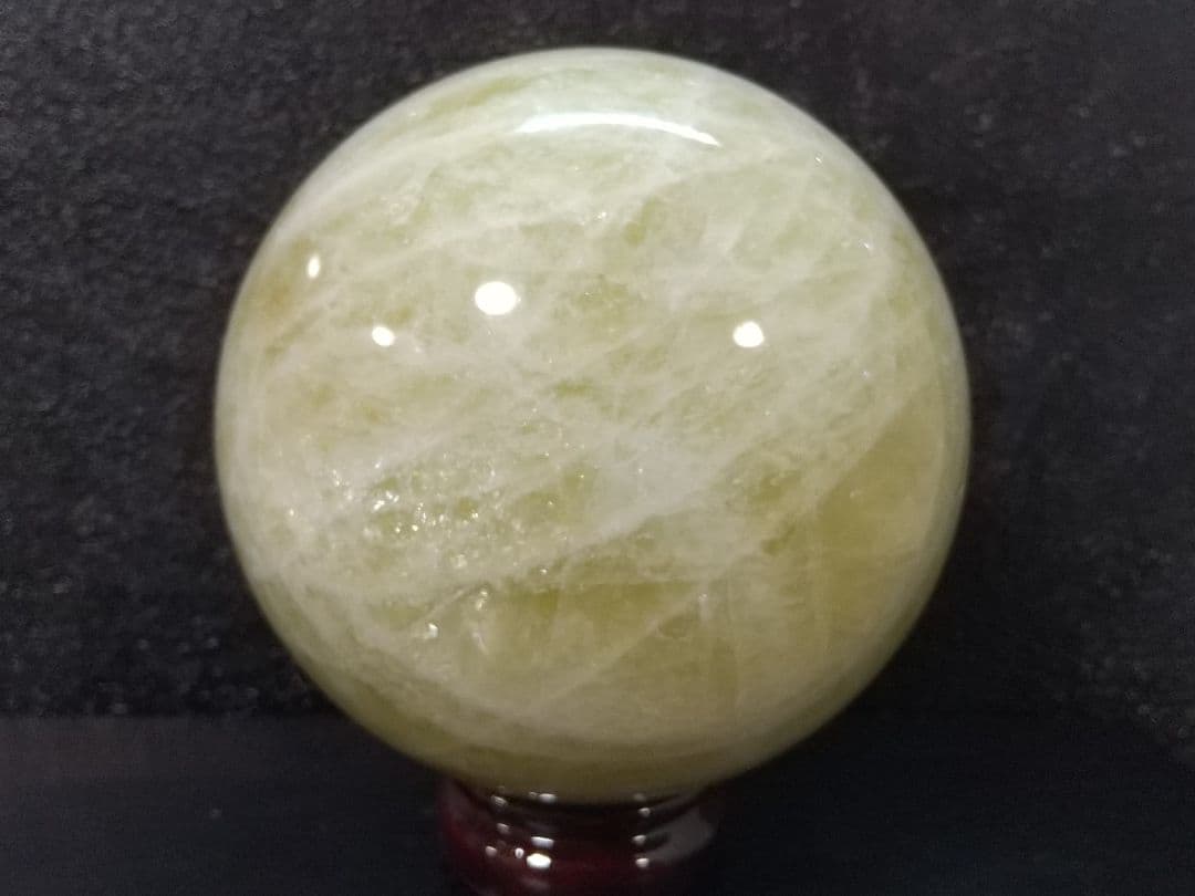 シトリン水晶丸玉(125㍉2.5kg)天然石