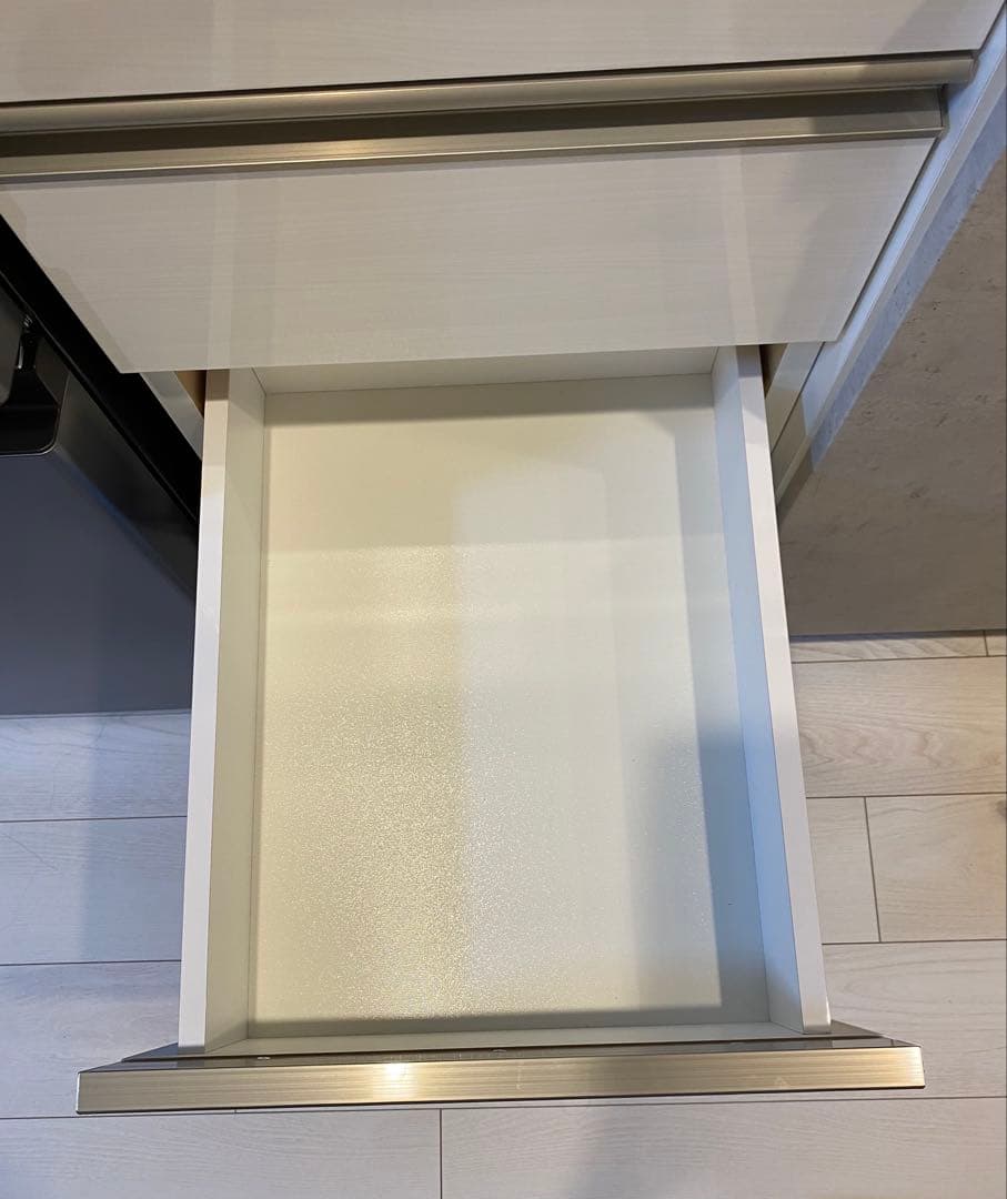 ホワイトキッチン収納 4段引き出し