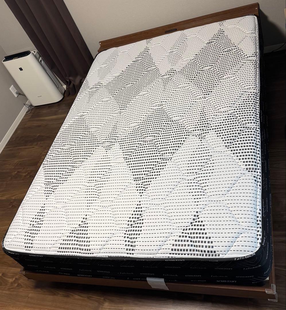 【超美品｜定価10万超】最高級ピアノ線ポケットコイル ダブルサイズ 厚さ29cm