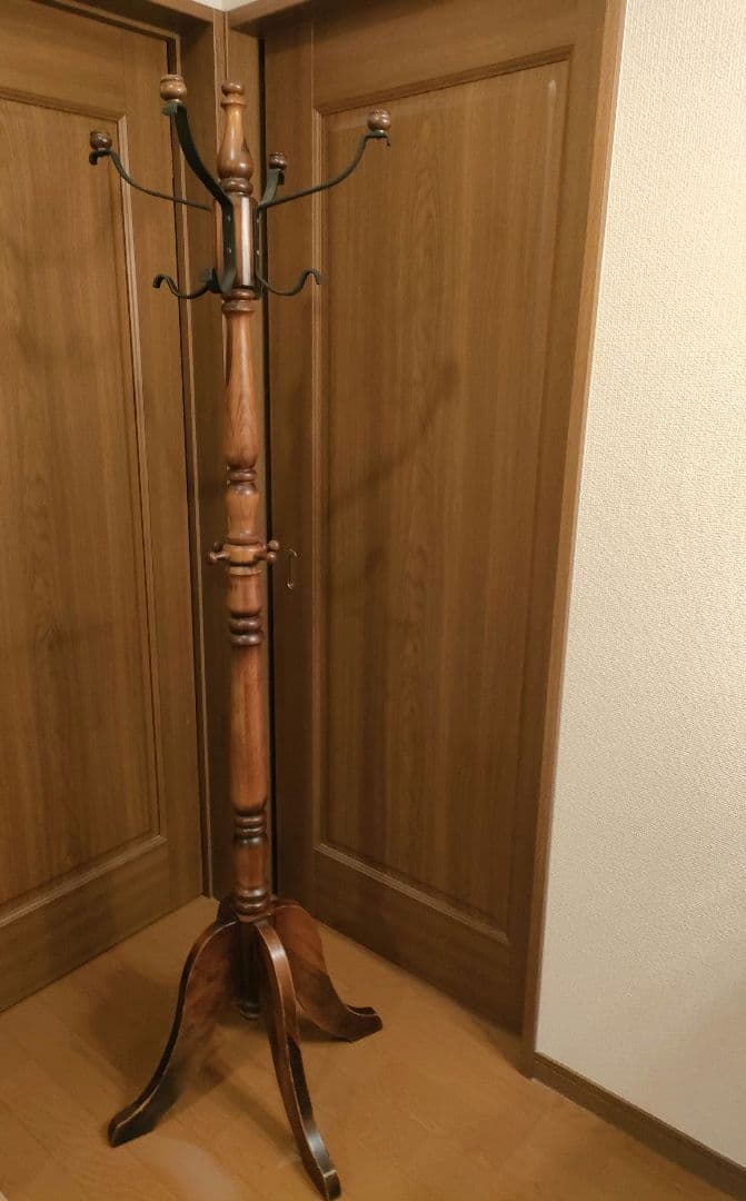 【高級】Karimoku コロニアル ポールハンガー カリモク アンティーク