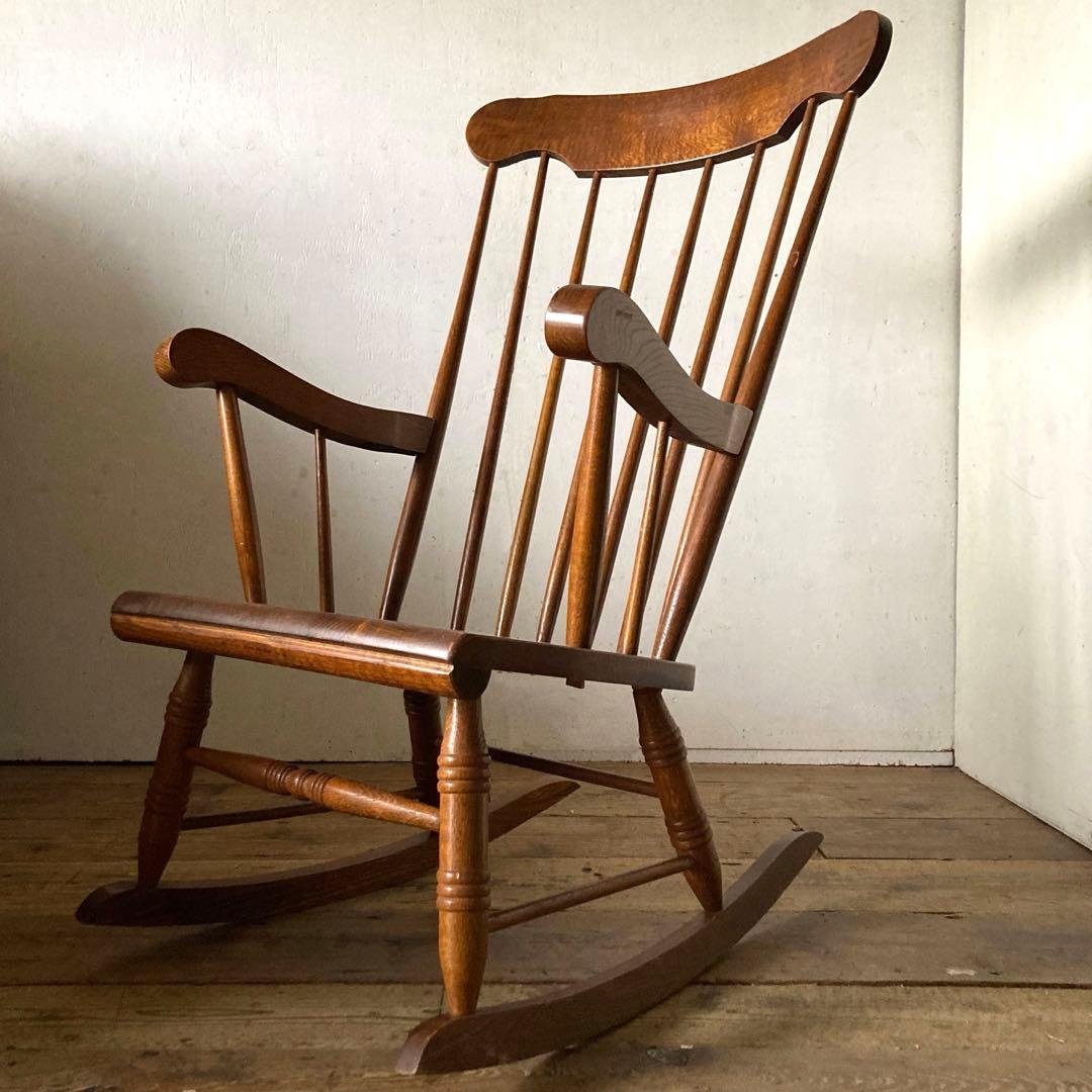 飛騨家具 柏木工 ヴィンテージ ロッキングチェア