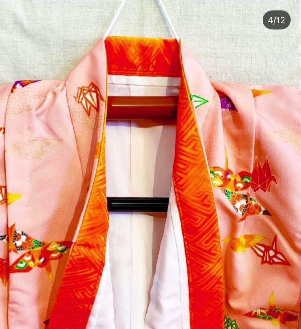 七五三用ピンク着物