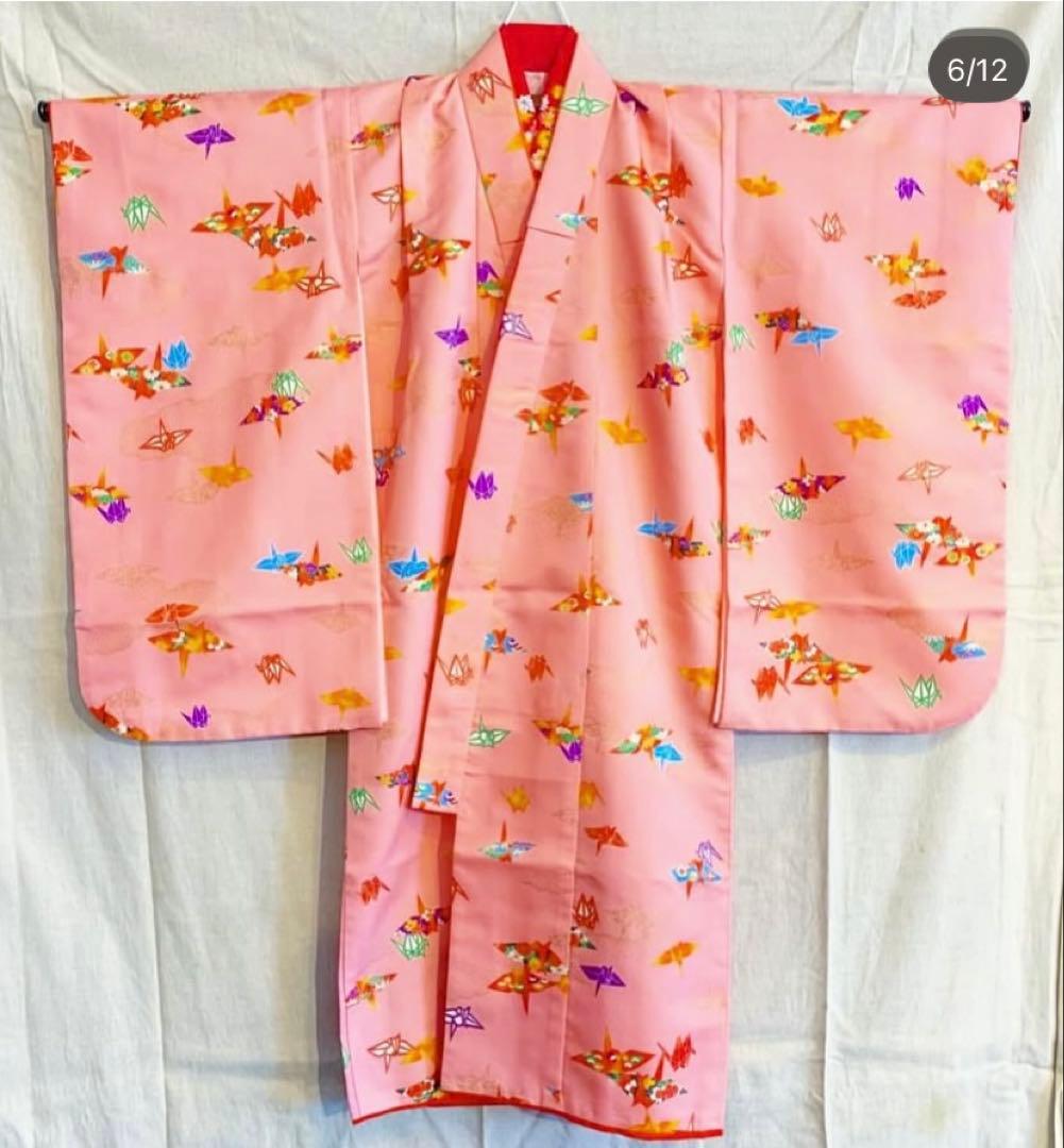 七五三用ピンク着物