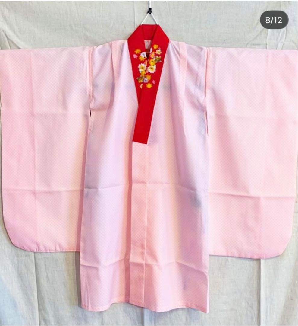 七五三用ピンク着物