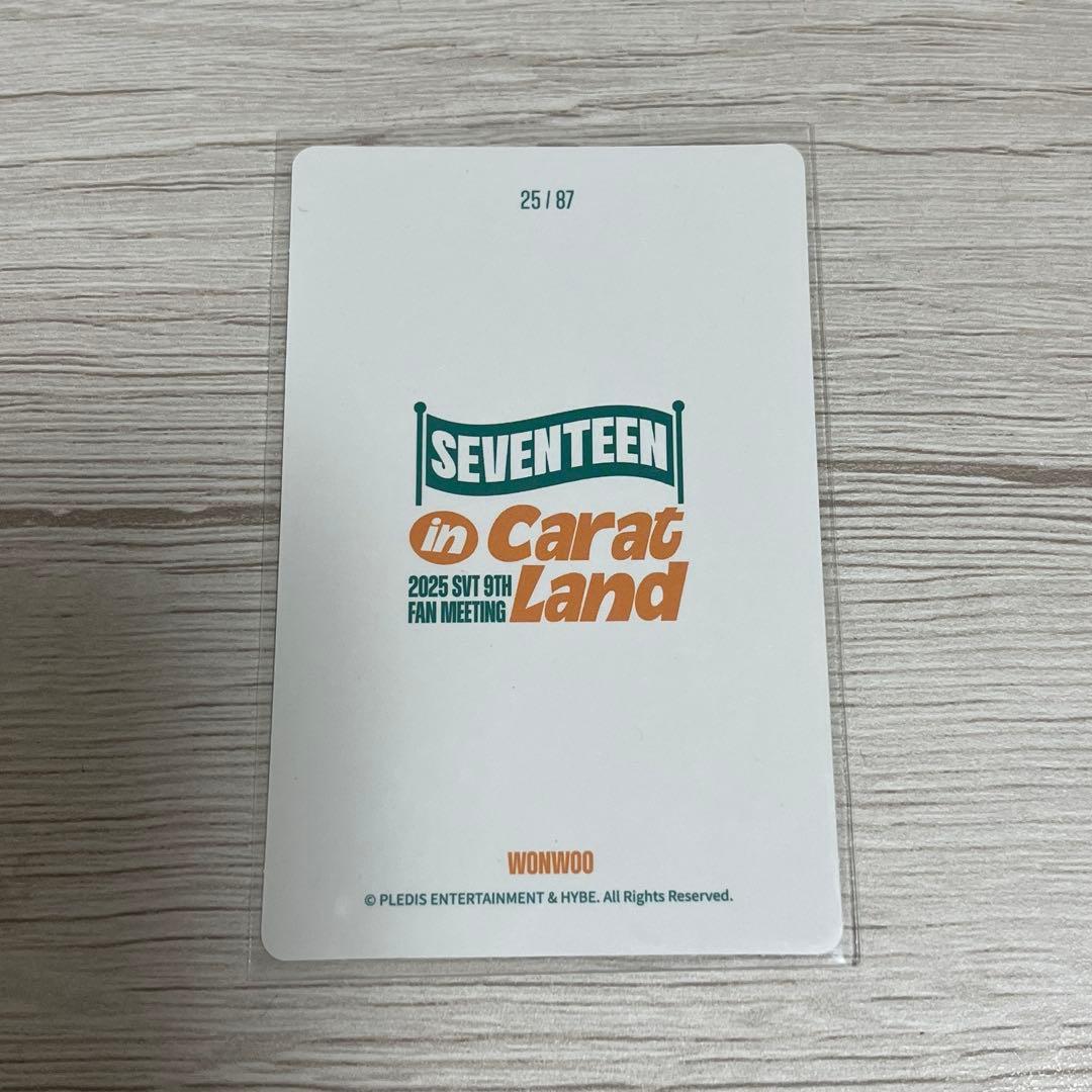 SEVENTEEN caratland 2025 トレカ ウォヌ 25 - メルカリ