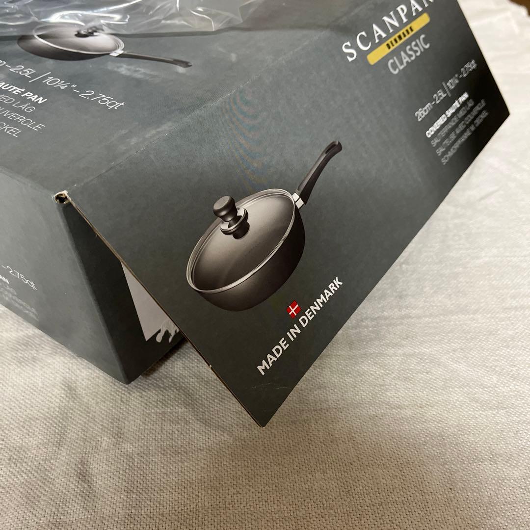 スキャンパン Classic ソテーパン 26cm 【IH不可】ガラス蓋付き