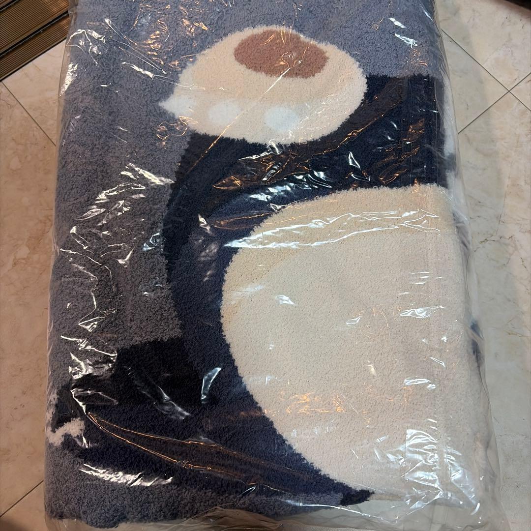 ジェラピケ　ポケモン　ベビモコジャガードブランケット　ネイビー　カビゴン