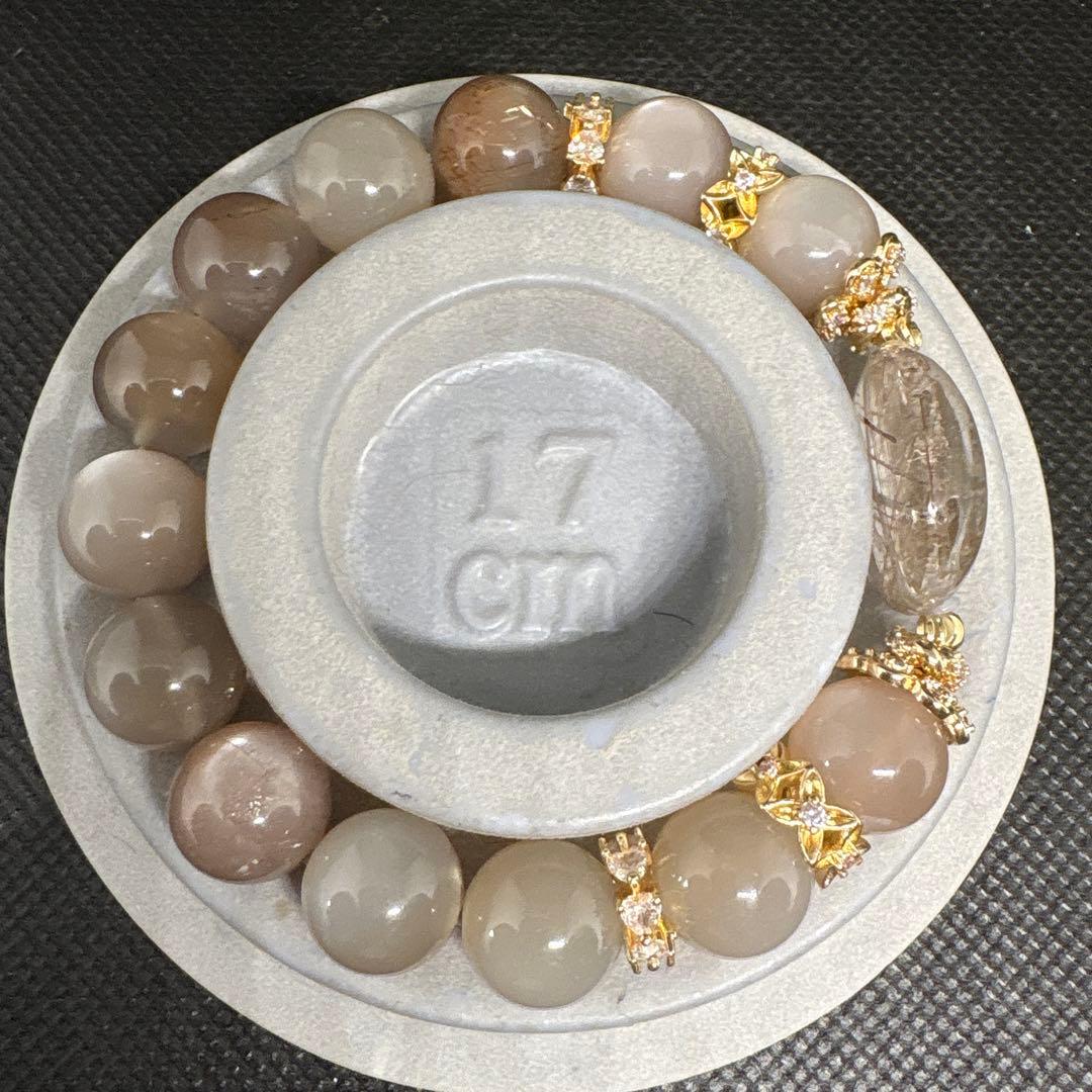 ＊るんるん様＊シルバールチル　ミックスムーンストーン　ブレスレット