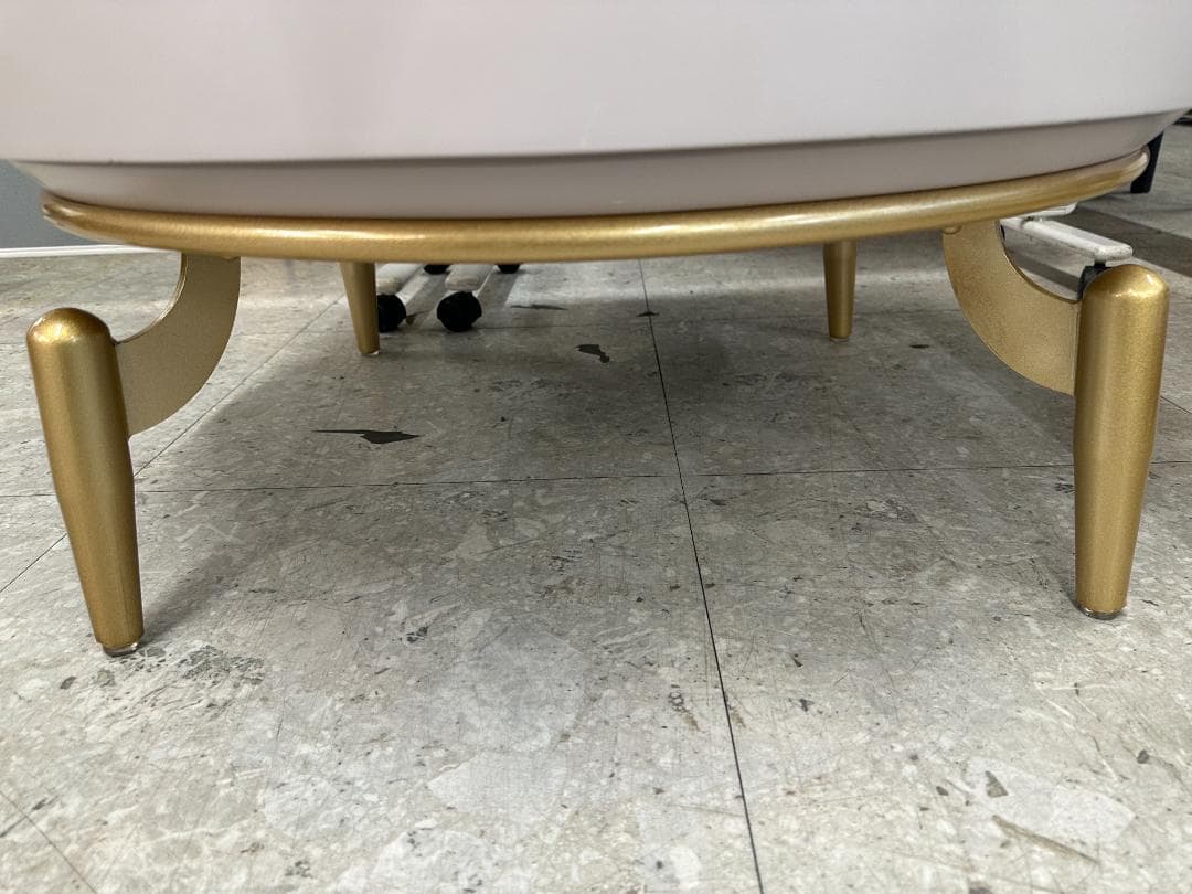 センターテーブル　大理石　マーブル　ホワイト