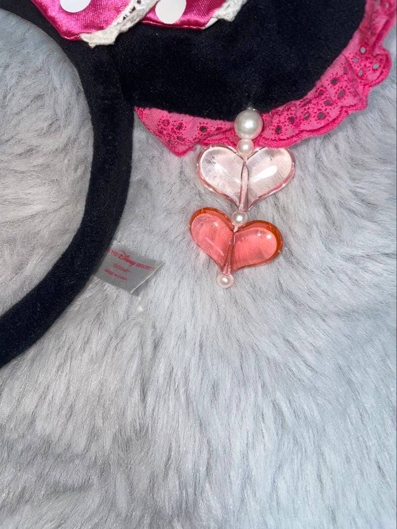 ディズニー カチューシャ ピンクドット ミニー イヤリング 廃盤 - メルカリ