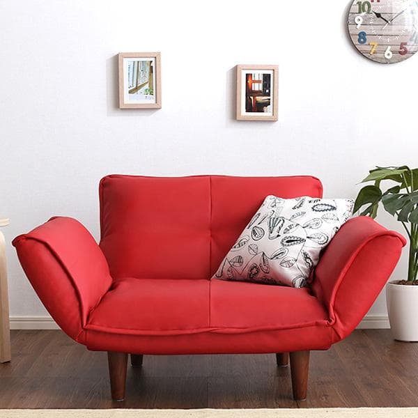 最安値！新品！送料込み！ソファー 一人掛け レザーソファ【アイボリー】