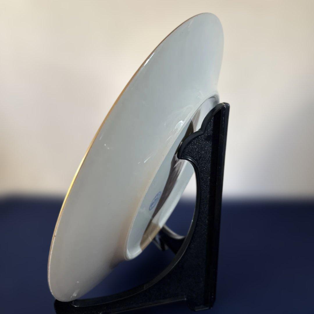 セーブル　SEVRES 金彩花柄プレート　24.8cm