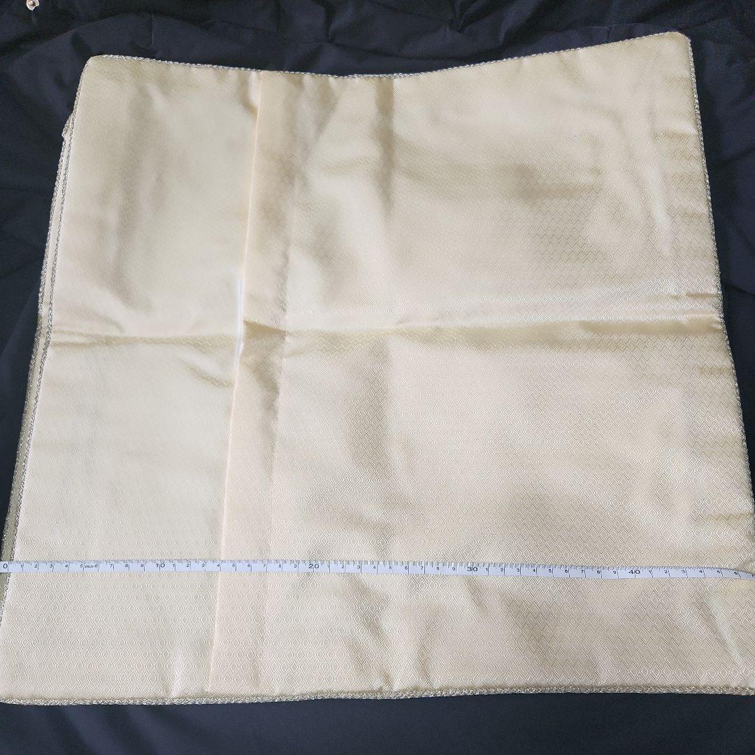 イラン製 水色 クッションカバー 約47cmセット