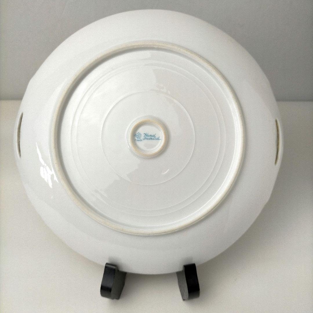 1891年～★カエデ印★オールドノリタケ 金彩点盛り薔薇絵皿