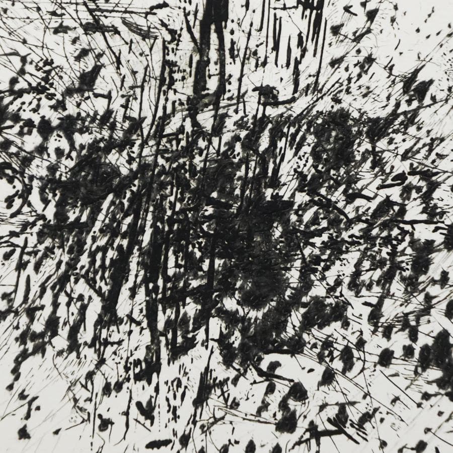 白木ゆり『ripeness-15』5/30 エッチング 版画 抽象画 絵画