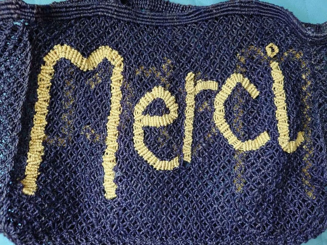 [2色]メッシュ編みトートバッグ Merci