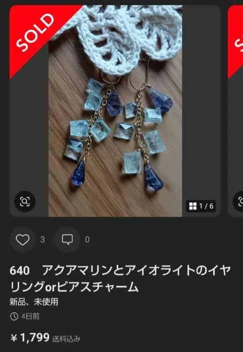 627/14kgf宝石質ブルートパーズ・カイヤナイト・ラブラドのチャーム