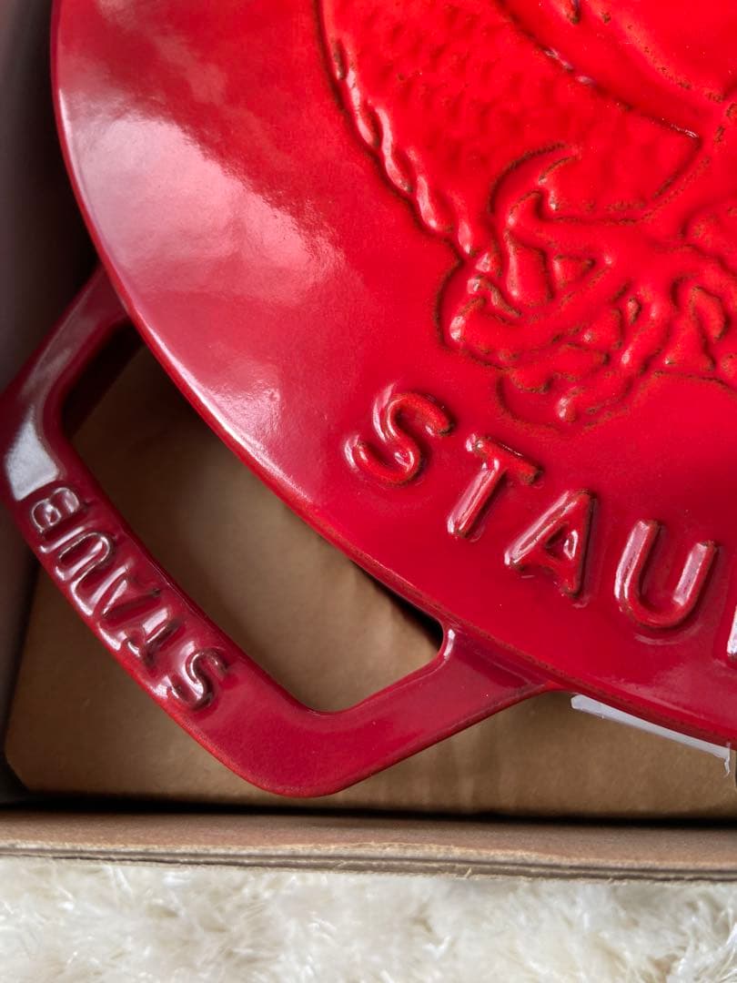 ⭐︎レア　STAUB ストウブ　ドラゴン ボルドー ブレイザー24cm