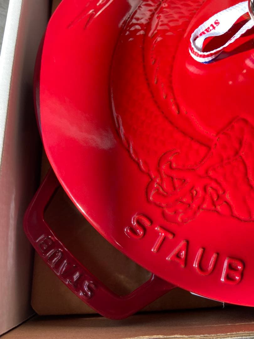 ⭐︎レア　STAUB ストウブ　ドラゴン ボルドー ブレイザー24cm