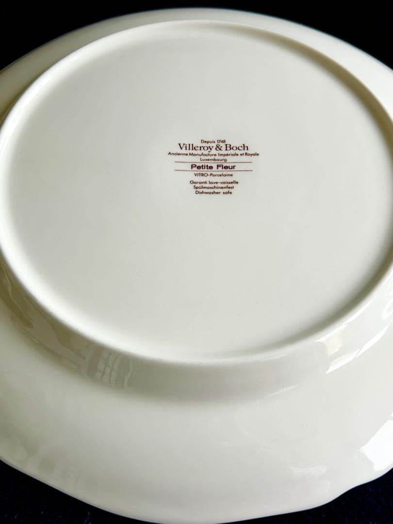 (未使用)Villeroy & Boch Petite Fleur 大中皿8枚組
