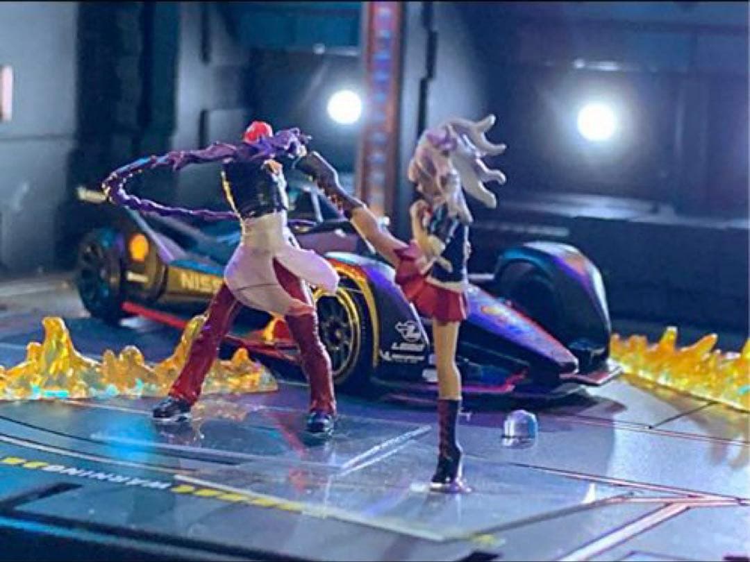 遊びは終わりだッ‼︎1/64フィギュア　格闘家　紫炎の拳を持つ男一体