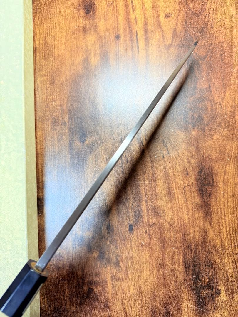 堺打刃物】身卸 出刃 白ニ鋼 包丁 9寸 水牛八角柄 - メルカリ
