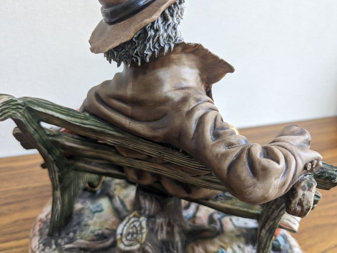 イタリア製 カポディモンテ フィギュリン 陶人形 置物 - メルカリ