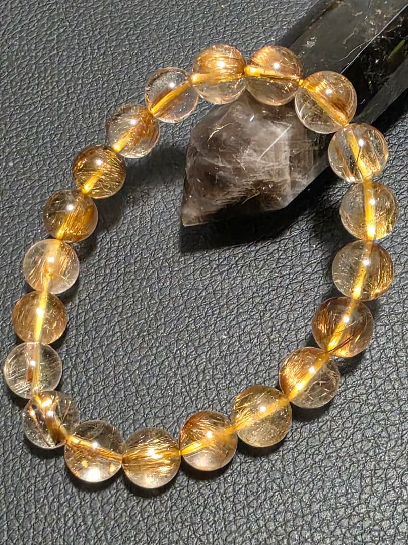 9.5㎜　ルチルクォーツブレスレット