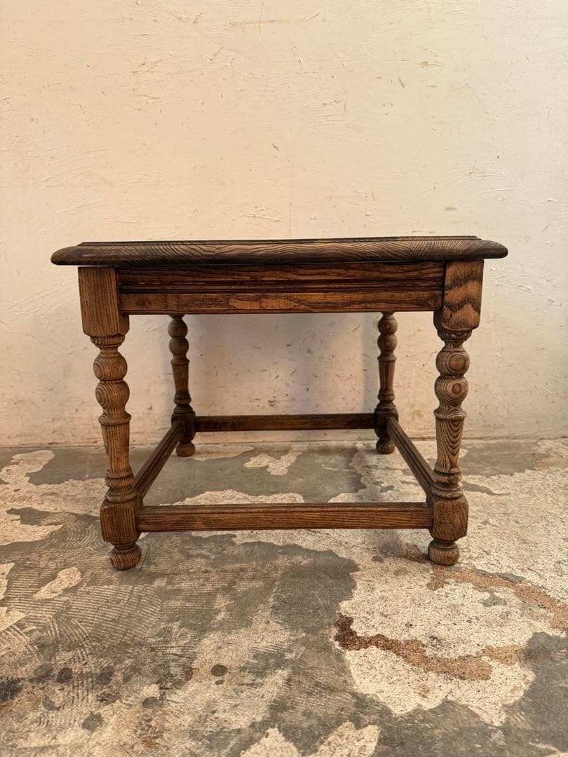 ビンテージ　サイドテーブル　コーヒーテーブル　剥離