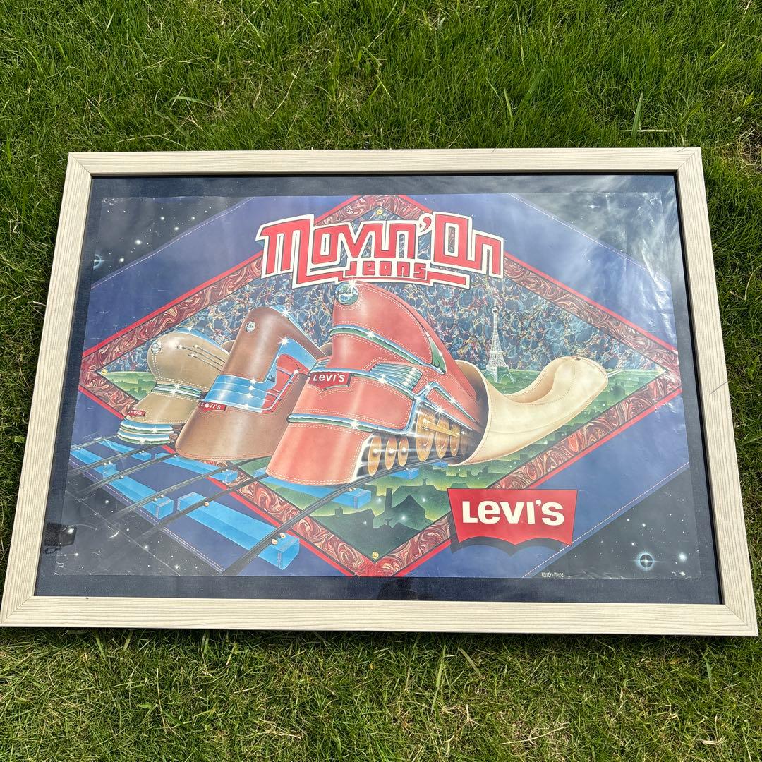 その他 Levi's Movin' On JEANS 70s POSTER