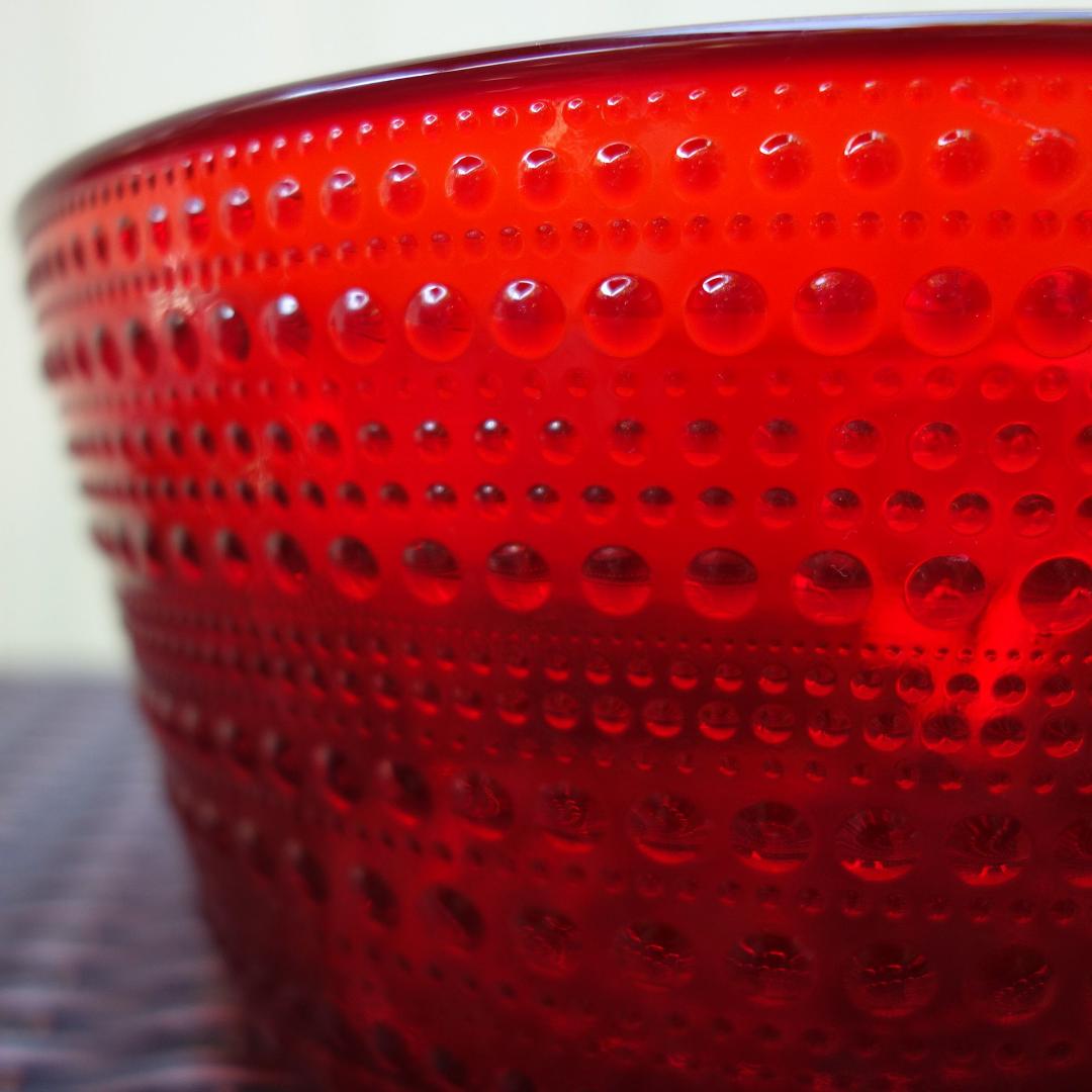 イッタラ カステヘルミ 《サービング ボウル1.9L》大型 レッド=廃版レア品