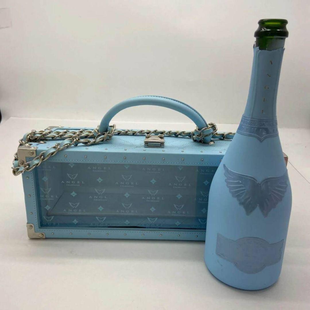 ANGEL エンジェル シャンパン空きボトル・ケース3点セット - メルカリ